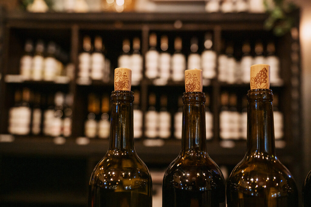 In Contrada wine bottles